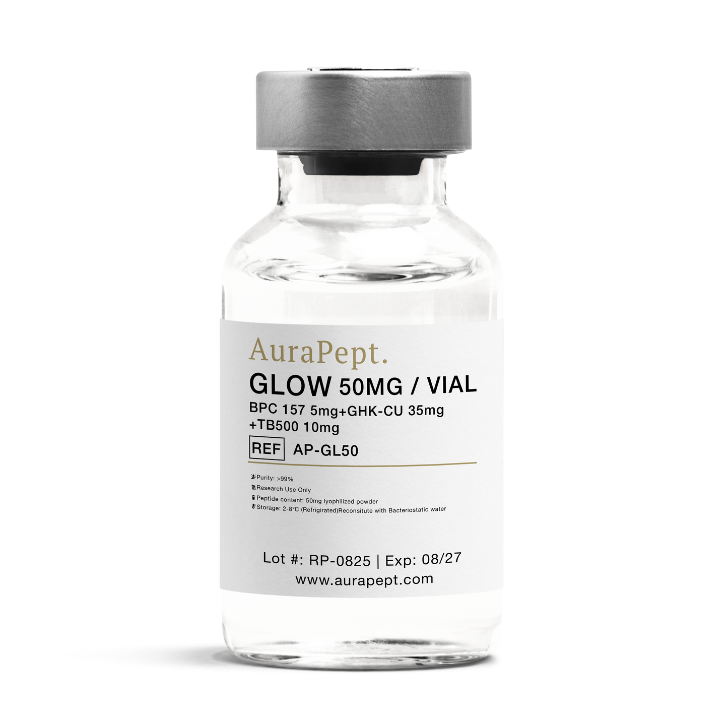GLOW 50MG (BPC 157 5mg+GHK-CU 35mg+TB500 10MG)