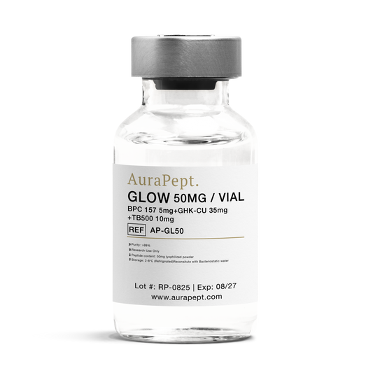 GLOW 50MG (BPC 157 5mg+GHK-CU 35mg+TB500 10MG)
