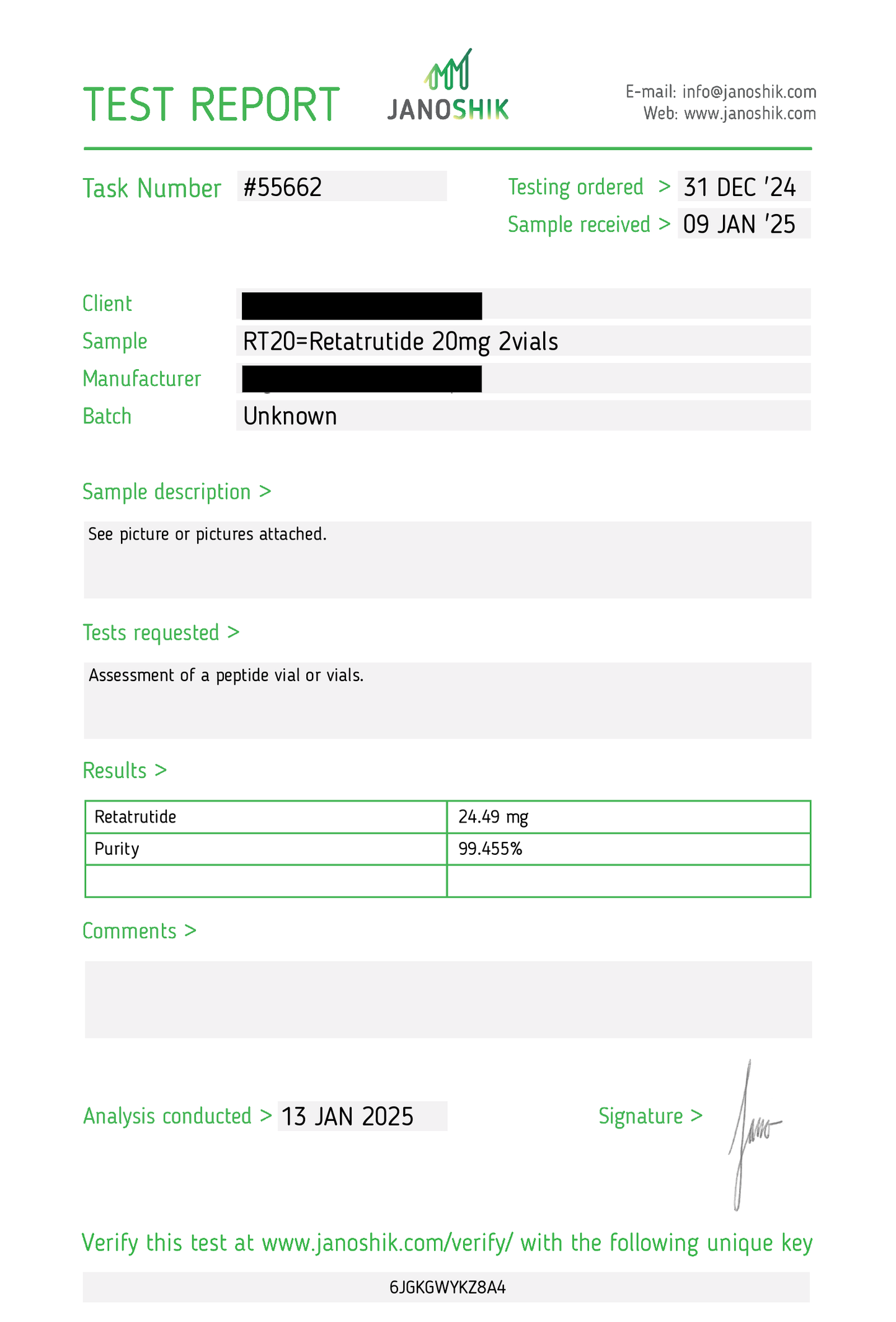 Retatrutide 20MG (GLP-1 | GIP | Glucagon)